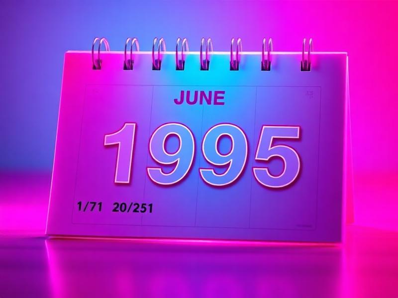 Retro calendar