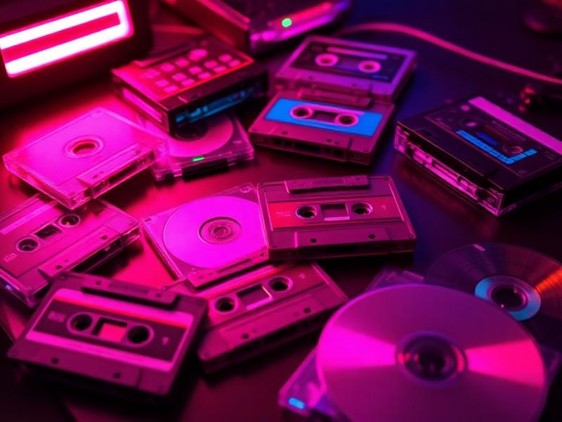 90s music cassettes